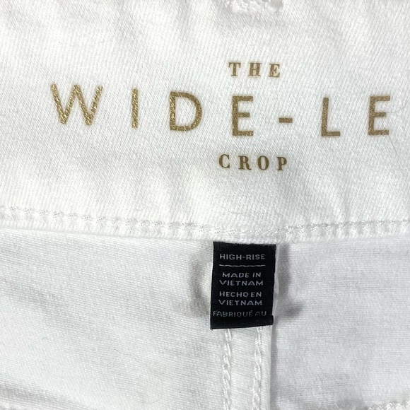 White House Black Market White Pants Wide Leg Sz 10P Zip Belt Office Career NWOT - Picture 11 of 13